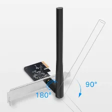 Tarjeta De Red Pcie Tp-link Ac600 Inalambrica De Doble Banda 433mbps 5ghz Y 200mbps 2.4ghz